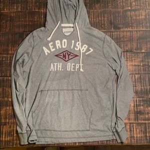 Lightweight Gray Aeropostale hoodie